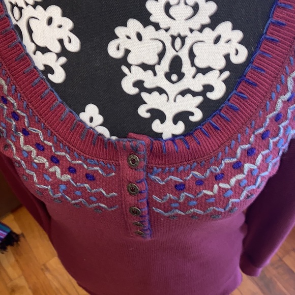 Free People- we the free thermal style pullover top - Picture 5 of 7